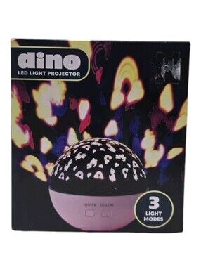 New Dino Rainbow LED Light Projector 3 Light Modes Night Light Lamp Kids Decor